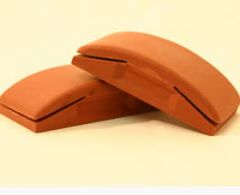 INP RUBBER SCHUURBLOK ROOD 12 X 6,5CM