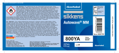 Sikkens Autowave® Label 800YA 8oz 10 Pack