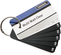 Lesonal Multi Matt Clear Swatch Each