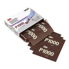 3M HKIT SHEET 140X171MM P1000 25PC 34341