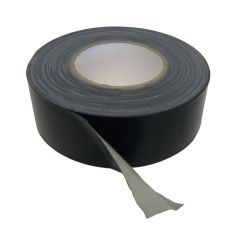 RHIWA DUCT TAPE ZWART 50MM X 50M