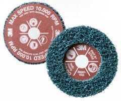 3M CLEAN&STRIP GP SCHIJF BLAUW 115X22MM FIBER 1ST