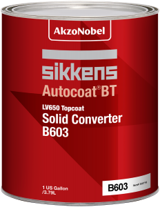 Sikkens Autocoat BT LV650 B603 Topcoat Solid Converter 1 US Gallon