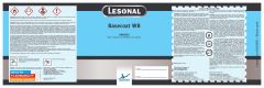 Lesonal Basecoat WB Mixed Color Pint Label Each