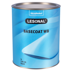 Lesonal Basecoat WB 25 Deep Black 1L